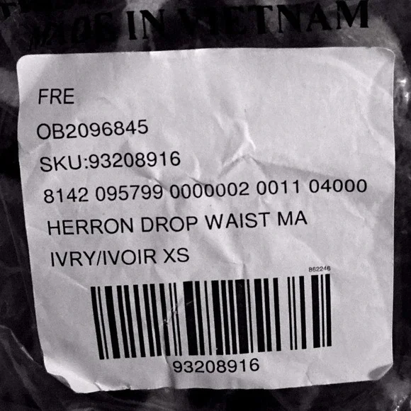 Free People Herron Drop Waist Maxi Dress Ivory White Size XS New With Tags - Picture 5 of 6